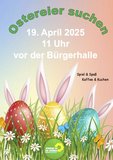 Alvesloher Ostereiersuche 3.0 am 19.04.2025 von 11 bis 13 Uhr um die Bürgerhalle Alveslohe